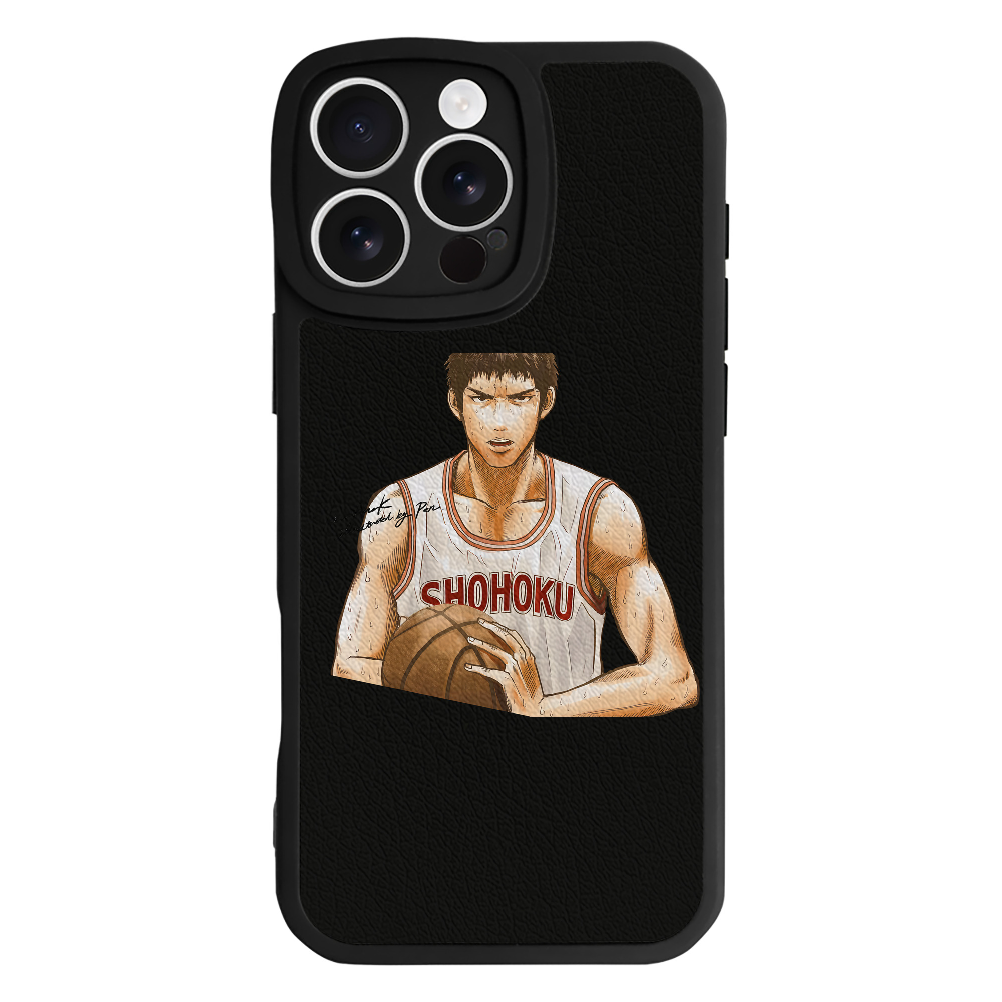 （画像用） SLAM DUNK／スラムダンク 【iPhone 16シリーズ対応】シリコンスマホケース（レザー調） 材質：シリコン